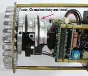 Focus-/Zoomring aus Metall