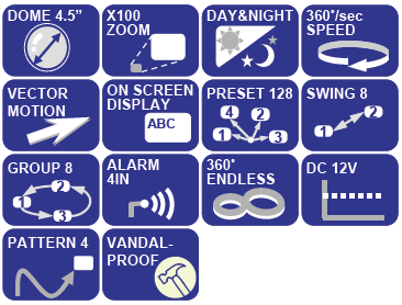 VVK MV-P10T Features